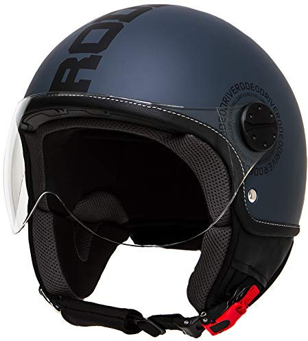 RODEO DRIVE RD112 casco scooter con visiera elicotterista; antracite - nero; x_small