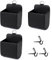 LuluDa 3 PCS Car Organizer Interior Storage Bag Air Vent Outlet Pocket Practical Durable PU Accessories for Phone Glasses Keys Coins Bills Small Items