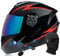 Motorbike Bluetooth Modular Helmet Full Face Flip Up Motorcycle Helmet, DOT/ECE Approved, Lightweight Ventilation Design, with Double Visor Microphone, for Adult Men and Women S~XL