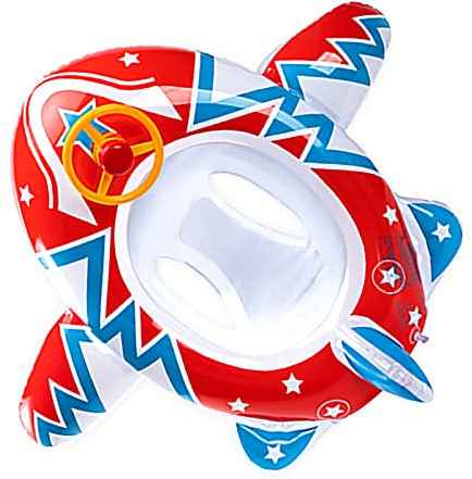 Aufblasbare Schwimmring Flugzeug Schwimmen Trainer Sitz Pool Spielzeug Schwimmsitz Schwimmreifen Pool Party Wasser Sommer Outdoor Beach Lounge Schlauchboot für Kinder Kleinkind