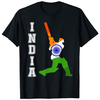Indian Cricket Jersey India Cricket Team Lover Supporter T-Shirt