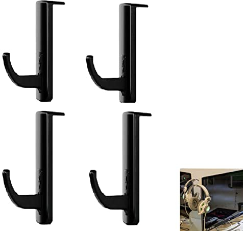 GNAUMORE Headphone/Headset Holder - Monitor Edge Hanger Stand, Self-adhesive Rack Hook