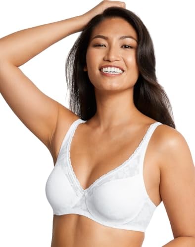 Bali Passion for Comfort Underwire, Multiway Convertible, Soft Lace Bra Reggiseno, Opaco, Bianco, 7C Donna