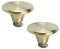 HEVSTIL 2 Set Gold Dutch Oven Knob Stainless Steel Replacement Knob Pot Lid Handle Compatible Stainless Steel Replacement Handle for Enameled Cast-Iron Dutch Oven