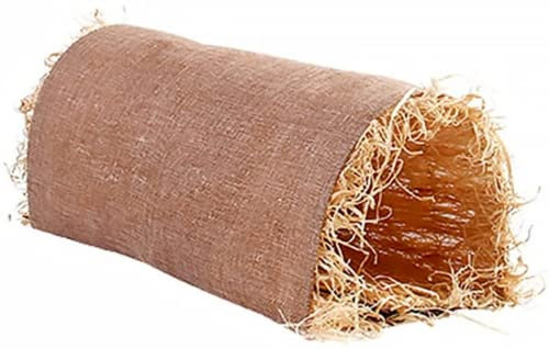 Naturgras Stroh Grasrohr Weidentunnel Haus Grashaus Seegras Häuser Tunnel Kleintiere Kauspielzeug für Kaninchen Hamster Meerschweinchen Praktisch und geschickt