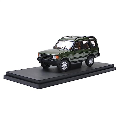 Modellauto 1:43 for Land Rover Discovery SUV, Legierungsdruckgussfahrzeug, Miniaturmodell, Sammlerfahrzeug, grün