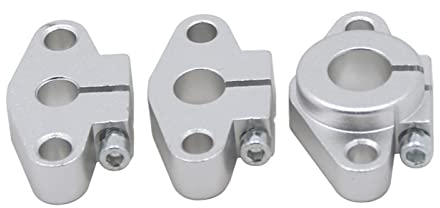 DAVBIR 4 Stück SHF8 SHF10 SHF12 SHF16 SHF20 Lineare Wellenstütze 8/10/12/16/20mm Glattstabschieber Block 3D -Drucker Teil XYZ CNC Perfection (Size : 4pcs SHF16)
