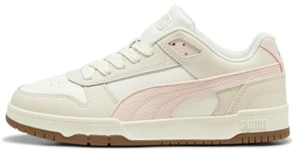 PUMA Unisex Adults RBD Game Low Sneaker, Alpine Snow-Island PINK-Frosted Ivory, 42 EU