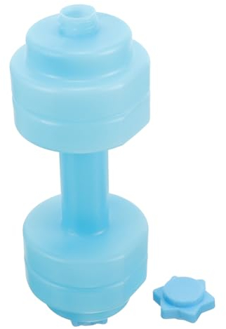 Toddmomy Dumbbell Water Cup Sports Water Bottle Portable Dumbbell Drinking Kettle Sports Supplies Creative Dumbbell Shape Drinking Bottle Sports Use Water Bottle Dumbbell Mug re-usable