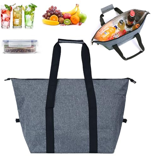 FZYCOM 20 litros Bolsa Nevera, Bolsa Térmica, Nevera Playa, Bolsas Isotermicas, Saco Termico Bolsa Térmica Porta Alimentos para Trabajo Oficina Playa Viaje Hombres Mujer