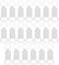 sourcing map 20Pcs Sublimation Metal Bottle Opener Keychain, Blank Transfer Sublimation Key Rings for DIY Personalized Sublimation Photos (3.6x10cm)