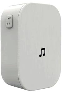 HVOFNNLR Indoor Wireless Doorbell Chime with U/S E/U U/K Plug, USB Charger and 18650 Battery for V10 V20 V30 Video Doorbell Camera