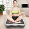 Oszillierende Vibrationsplattform - Shaper Gerät mit Fernbedienung und Gummiband - Training Sport Fitness - 99 Geschwindigkeitsstufen - mit Bluetooth Audio USB + LCD (Schwarz und Weiß)