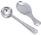 TreegoArt Cucharón hondo ranurado de acero inoxidable con cuchara para servir arroz, paquete de 2