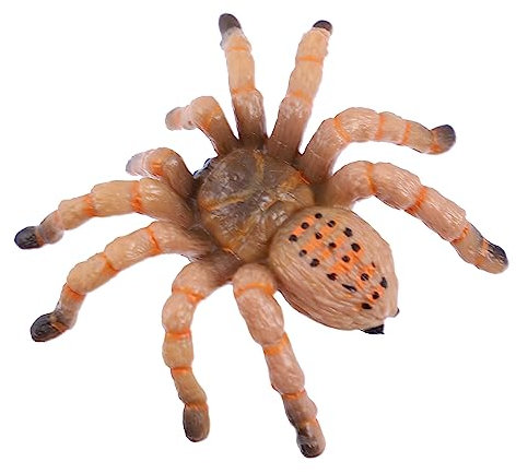 HEMOTON Giant Spider Toy Halloween Decor Plastic Spider Prop Prank Toy Realistic Spider Model for Party