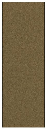 vidaXL Moderne braune rechteckige Fußmatte rutschfest maschinenwaschbar weicher Touch ideal für Innen-Außen-Bereich 350X120Cm schwarzer Willkommensteppich Polyamid Fußmatte schmutzabsorbierend