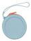 Portamonete rotondo in silicone con cordino, mini borsa portamonete portafoglio, borsa per cuffie mini portafoglio semplice, tasca con cerniera portachiavi portamonete, Blu