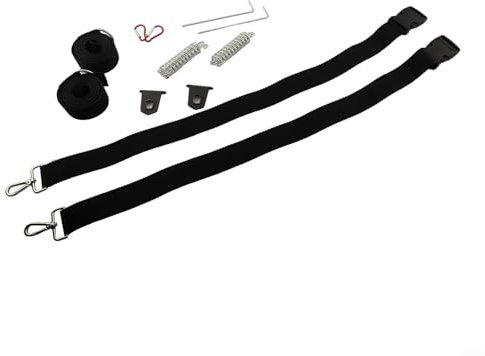 ZWEquipint Kit d'arrimage pour auvent de caravane, sangles tempête pour auvents de caravane, accessoires de camping-car de type S, noir