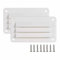 SGREHJDR 2 Pezzi RV Air Vent Louver Air Ceiling Vent Cover Griglia di Ventilazione for Camper Caravan Bagno Ufficio Finestra Prese d'Aria Parte(White)