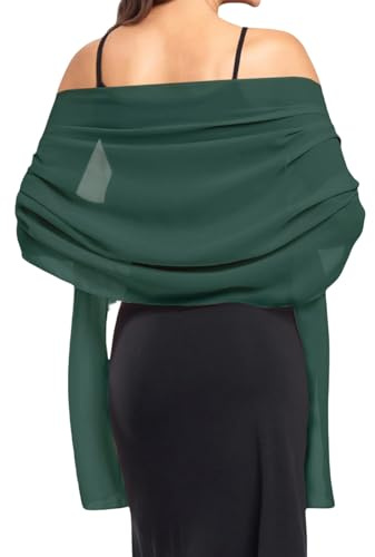 Generisch Bequeme Stola Für Abendkleid Damen Chiffon Sommer S-heer Tücher Und Wrap-s Schals & Tücher Hochzeit Braut Schultertuch Leichter Weicher Schal Für Brautkleid Alltagskleidung Festliche