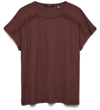 VERO MODA Damen Vmgina Ss O-Neck Top JRS Ga Vmgina Ss O-Neck Top JRS Ga (1er Pack)