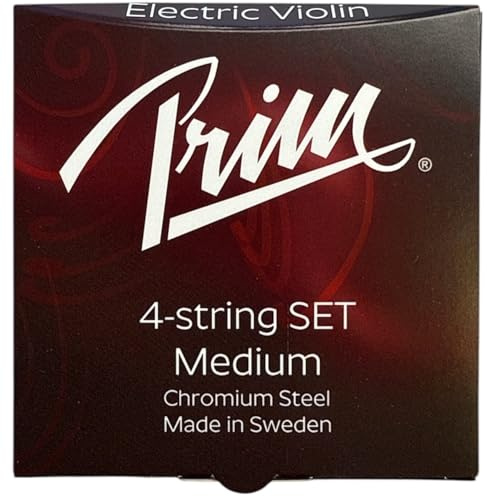 Prim Violin String Set Medium, Four-Strings Consisting of E, A, D, G Strings for Classical and Electric Violins