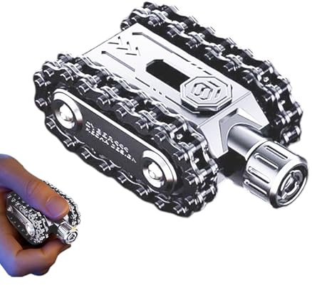 Fidget-Gadget aus Metall, Slider-Spinner-Spielzeug, klickende Stressabbau-Kombination mit robuster Bauweise, tragbares Cooles Schreibtischzubehör mit modernem Stil, niedliches