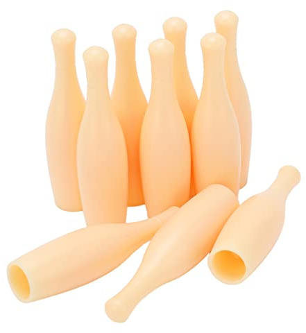 TYTOGE Mini-Bowling-Pin-Set aus Kunststoff, Tisch-Bowlingspiel mit Lernspielzeug für, Kleinkinder, Drinnen und Draußen