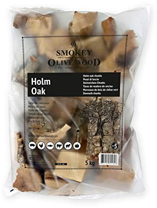 Smokey Olive Wood Sow-124 Klampen aus Eichenholz, braun