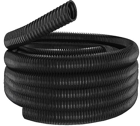 SPARES2GO Universal Hose Pipe Compatible with Charnwood Flexible Wood Dust & Chip Extractor Fox Sip (38mm, 5M)
