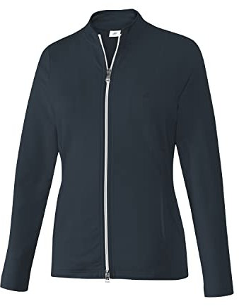 Joy Sportswear Dorit Sweatjacke für Damen aus Baumwoll-Stretch-Stoff mit Stehkragen, figurbetonte Sport- und Outdoorjacke für Aktivitäten wie Running oder Fitness 48, Night