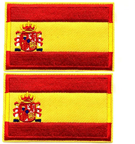 Parche Bordado Bandera España 5.7cm Para Planchar o Coser