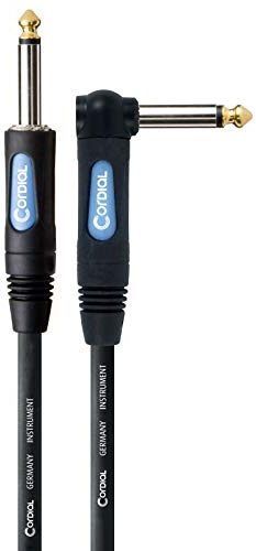 CORDIAL Kabel Gitarre jack 6m recht/abgewinkelt Kabel INSTRUMENT Essentials Jack recht/abgewinkelt