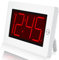 KWANWA Alarm Clock, Digital Clock Battery Operated with Big 1.2'' LED Time Display,3 Levels Adjustable Brightness,12Hr,Portable Cordless,Alarm Clocks Bedside for Travel/Wall/Desk/Kids/Senior