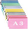 Plastic-Wallets-A3-Folders-Plastic-Folders Plastic Document Bags Zipper Bag Zip Wallet, Pack of 12