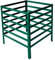 shelfplaza® Home Steckkomposter Metall 100x110x80 cm, 880 Liter, Grün