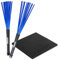 Schlagwerk SP20 Cajon-Sitzpad + keepdrum SV603BL Brush Besen Cajon Add-Ons Zubehör Set