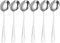 SDMAX Stainless Steel Soup Spoon Set of 6, 6pc Steel Spoon for Soup, Silverware Cutlery Spoon Set for Home, Kitchen Use
