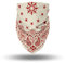 Chiccheria Brand Bandana aus Seide – Paisley Muster – 100% Seide | 65 x 65 cm | Made in Italy | Halstuch | Bekannt aus GQ (Creme-Bordeaux)