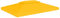 vidaXL Toile de Toit de Belvédère 2 Niveaux Auvent de Remplacement Toile de Toit de Chapiteau Dessus de Belvédère 310 g/m² 4x3 m Jaune