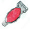 AEspares New Vintage Fahrrad Hinterradschutzblech Stahl Chrom Rot Linse Reflektor