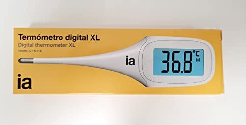 Interapothek Termómetro Digital XL con Gran Pantalla Retroiluminada para una mejor visión