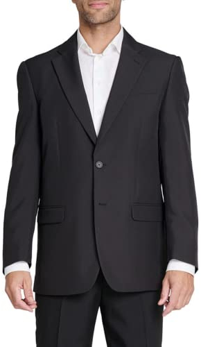 Mill&Tailor Herren Sakko Schwarz Oskar I Schickes Sakko für Männer I Baukasten System I Modern & Sportlich I Jackett für Hochzeit & Business I Herrensakko für kräftige Männer