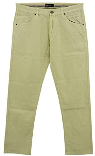 Camp David, Tropical Waters, Herren Jeans Hose Leichte Baumwolljeans Beige W 33 L 32