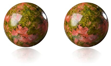 150pcs 6mm Unakite Jasper Gemstone Round Loose Beads for Jewelry Making Energy Stone Healing Power