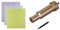 Cricut Schneidematte & 2004225 395905 Premium-Feinschnittklinge + Gehäuse, Gold, Multicolour,OneSize