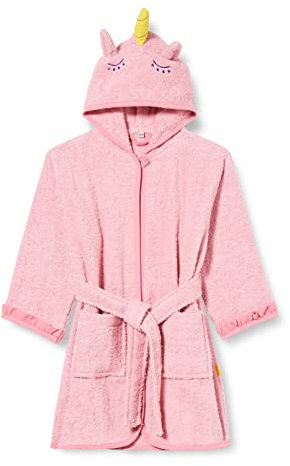 Playshoes Unisex Kinder Frottee-bademantel Morgenmantel, Einhorn, 146-152 EU
