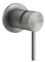 Gessi 316 Flessa Fertigmontageset für Unterputz-Einhebelmischer, für Waschtisch oder Dusche, für Abgang oben, 54019, Farbe: Kupfer gebürstet PVD