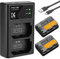 K&F Concept NP-FZ100 Battery and Charger for Sony A7iv Battery Compatible With Sony A7III, A7C, FX3, FX30, A6600, A6700, A7RIV, A7Siii, ZV-E1, ZV-E10ii, Alpha 9 II, A9S, A1 Cameras, 2280mAh