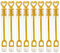 24x Goldene Seifenblasen Röhrchen mit Herz Wedding Bubbles Hochzeit Mitbringsel Dekoration